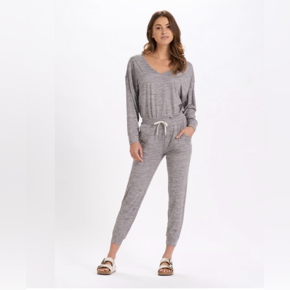 Vuori Pants - Vuori Gray Women's Jumpsuit